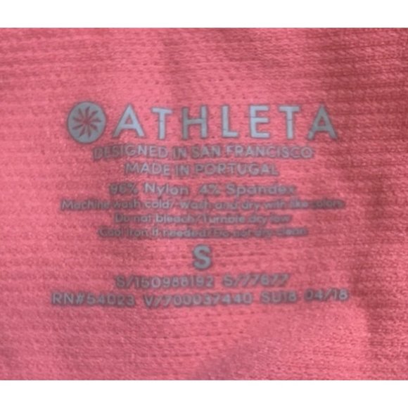 Athleta Speedlight Seamless Tank Top Coral Racerback S - Picture 7 of 7